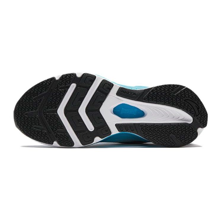 Anta Kids Monthly Physical Test Shock Absorbing Wear Resistant Rebound Low Top Running Shoes Kids Running Shoes White Blue Black A312425599-2