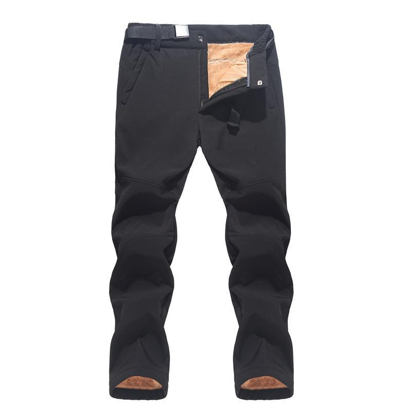 Мужские брюки Outdoor Plus Velvet Soft Shell, штурмовые брюки, плюшевые, теплые, водонепроницаемые, для альпинизма, брюки Tibetan Rider