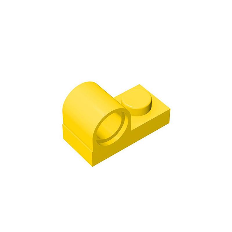 10PCS 11458 Modified 1 x 2 featuring Pin Hole on Top Block Moc Hue Attachments Works With Brick DO-IT-YOURSELF Children's Toy
