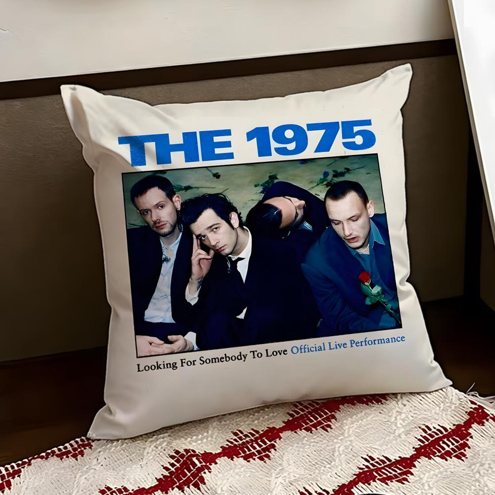 TThe 1975S Band Cushion Cover Reversible Soft Durable Pillow Cover Home  Car MultiScene Use for Daily Comfort