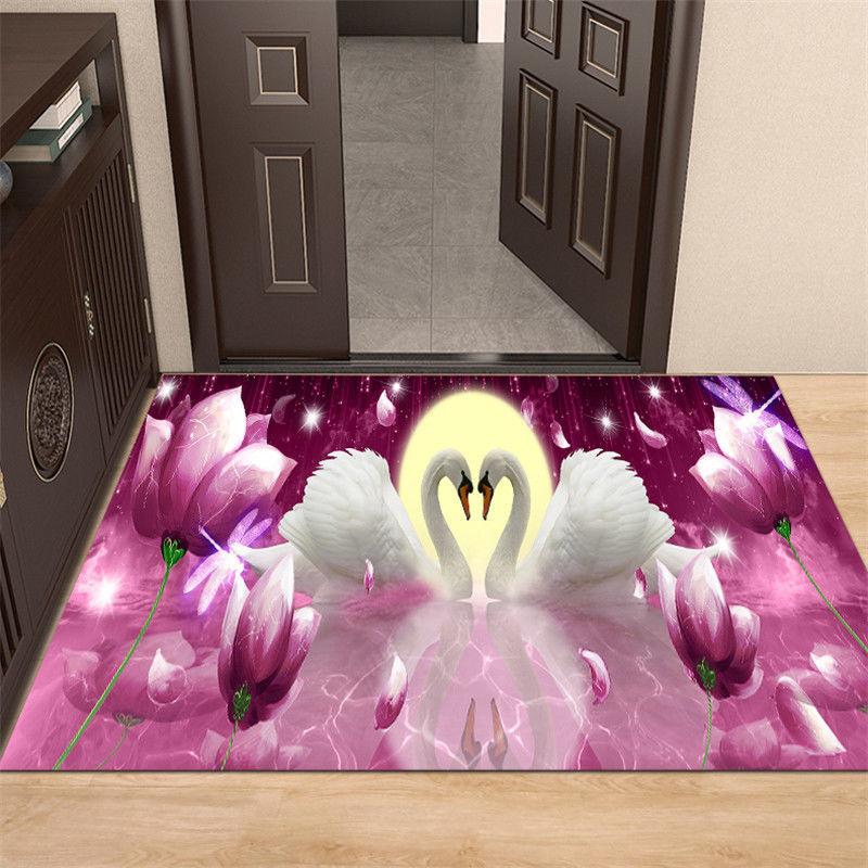 3D китайский напольный коврик от двери до двери, дверной коврик для дома, спальни, гостиной, ванной комнаты, нескользящий впитывающий коврик, который можно стирать в машине