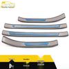 Equinox Stainless Steel Anti-Scratch Sill and Welcome Bumper Scuff Strip