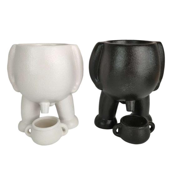 Горшок для мочи Yousheng, горшок для мочи из смолы, забавный горшок для суккулентов с дренажем, новинка, ваза для внутреннего и наружного садового декора