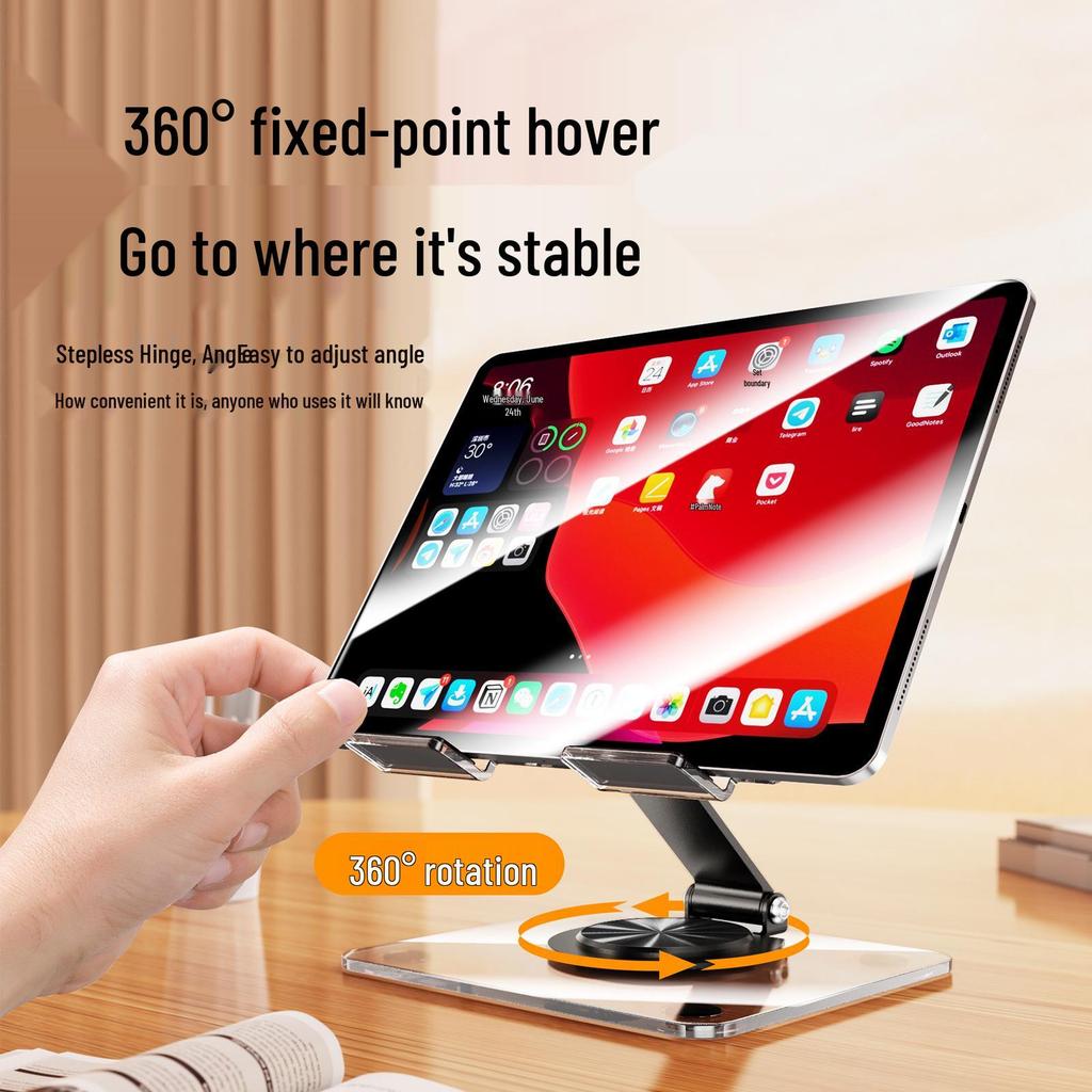 Акриловая подставка для мобильного телефона и планшета для iPad - Идеально подходит для просмотра и звонков