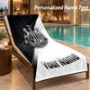 Custom Text Newcastle United FC Print Beach Towel Large Towel For Home Bathroom Beach