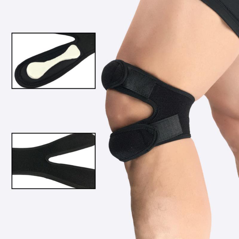 1pc Knee Support Pad Wrap Sleeve Nylon Neoprene Adjustable Breathable
