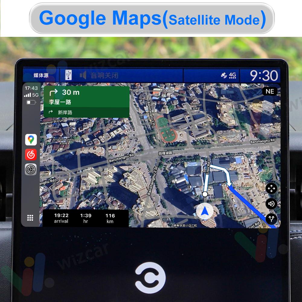 Для Honda eNS1 eNP1 WIZCAR A1 Умная карта Музыкальная шкатулка Преобразовать Carlife в Apple Carplay для Honda e:НС1 е:НП1