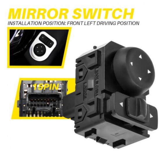 Power Mirror Control Switch 25570-3TB1A Left Side For 2015- Nissan Rogue
