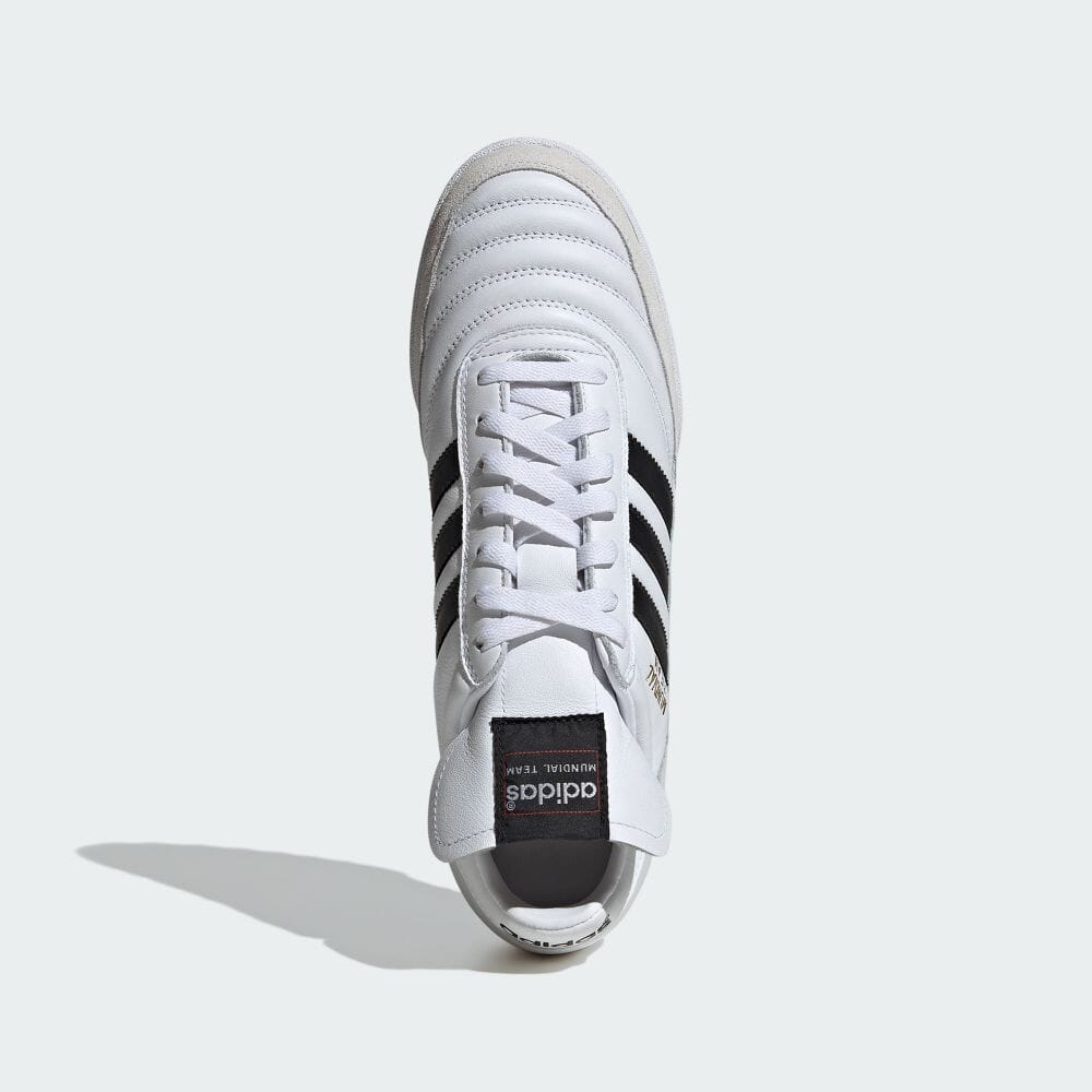 adidas MUNDIAL TEAM Обувь Белая обувь и обувь Спортивная обувь Унисекс Футбол ID4053 Обувь Белая/Основная Черная/Золотистая Металлическая