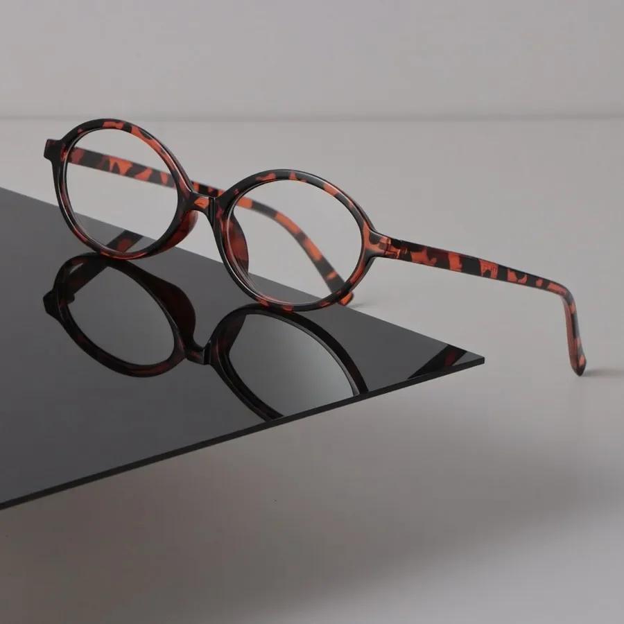 Minimalist Luxury Transparent Glasses Cool Round Frame Eyeglass Women Men Cool Clear Lens Frame Glasses