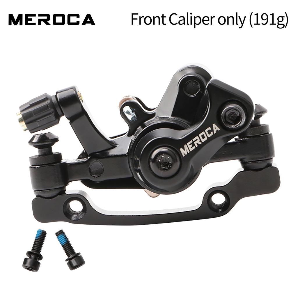 Meroca Durable Aluminium Mountain Bike Caliper Pads Foldable Front Rear Disc Brake for Electric Vehicle Quality Bicycle Brake