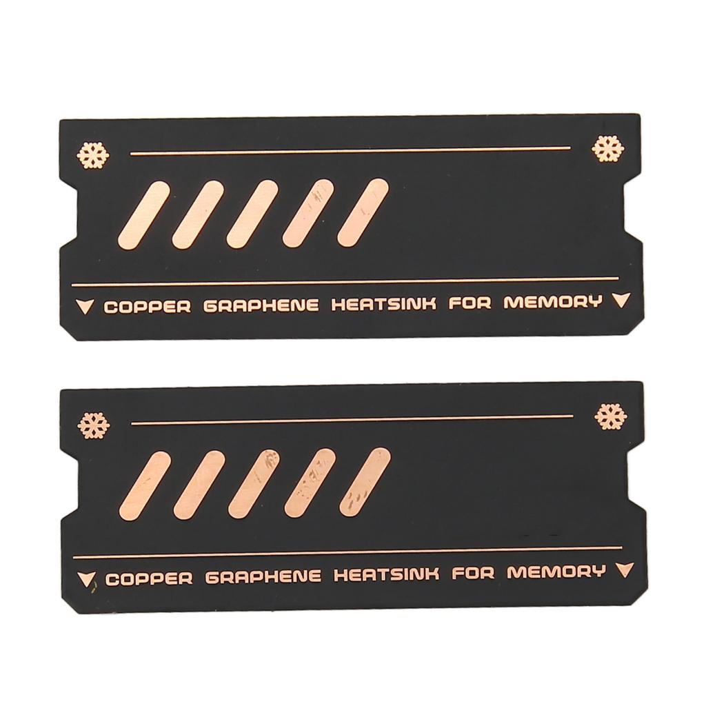Memory Cooling Heatsink Graphene Fast Conduction Stable Durable Copper Heat Sink for DDR4 DDR5
