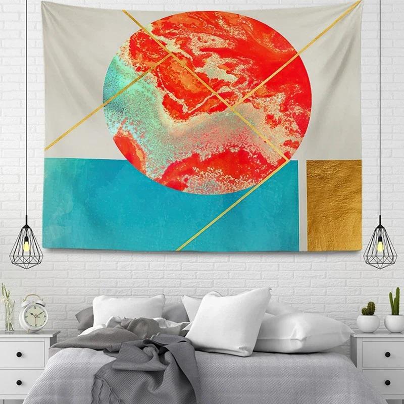 Простой узор Растение Декоративный гобелен Дом Стена Гостиная Офис Декоративный гобелен