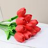 10 шт. Искусственный цветок тюльпана для дома, офиса, вечеринки, реалистичная искусственная ветка цветка, настольное украшение, подарок на День матери, День святого Валентина, Пасху
