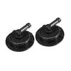 A ABSOPRO Car Reservoir Tank Cap Fits Hon Da Civic Compatible Del S Ol 1995-1997 Plastic Black 2 Pack