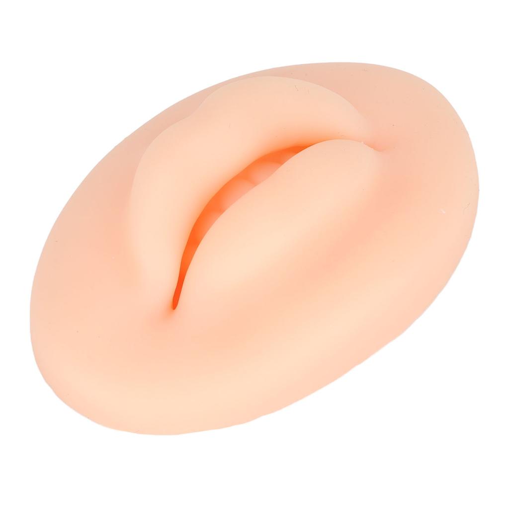 3D силиконовые губы, полупостоянные мягкие, настоящие ощущения кожи, искусственные губы для обучения микроблейдингу