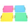 4Pcs Nail Board Toy Color Pegboard Rubber Band Set Handson Ability Training Teaching Aids
