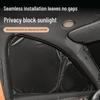 Комплект солнцезащитных шторок для автомобиля AITO New M8: Переднее лобовое стекло и боковые окна второго ряда шторки для конфиденциальности