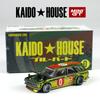Kaido House + MINIGT Datsun KAIDO 510 Wagon OG Flo Yellow KHMG литой автомобиль Модель 164