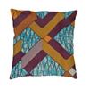Geometric Ankara Pattern Cushion Cover African Tribal Art Velvet Luxury Pillows Case Decor Home xcm Decorative Pillowcases