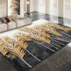 Abstract Plant Printing Style Large Area Rug Non-Slip Wear-resistant Carpet for Living Room Bedroom Soft Floor Mat Home Decor
