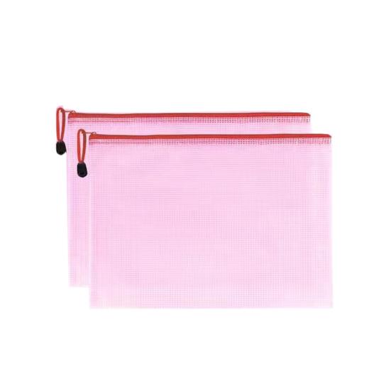 2 шт. прозрачные водонепроницаемые пакеты для файлов A4 A5, держатель для файлов, сетчатые карманы, яркие цветные пластиковые сумки для хранения с веревочной ручкой