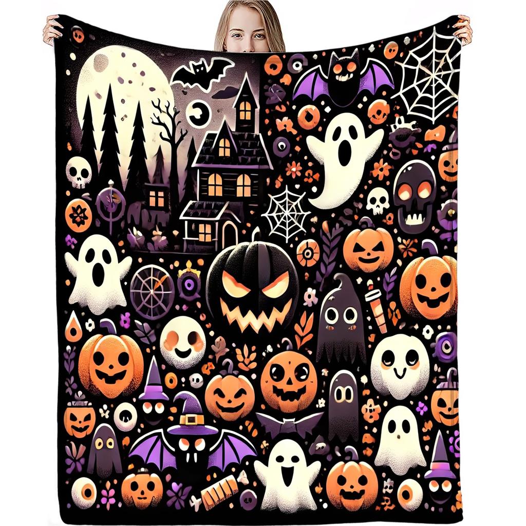 Halloween Print Blanket