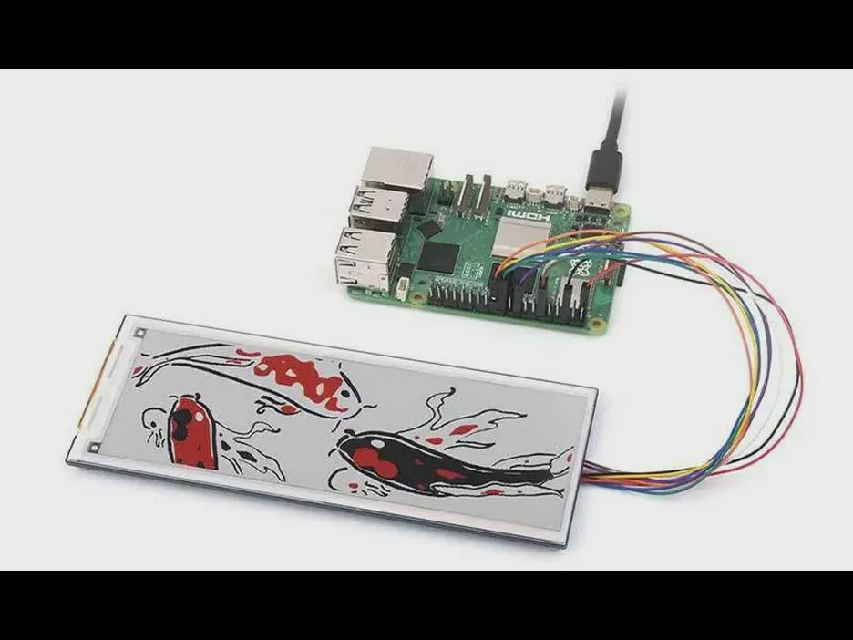 5,79-дюймовый трехцветный дисплей E-Ink для Arduino, Raspberry Pi, STM32, Jetson