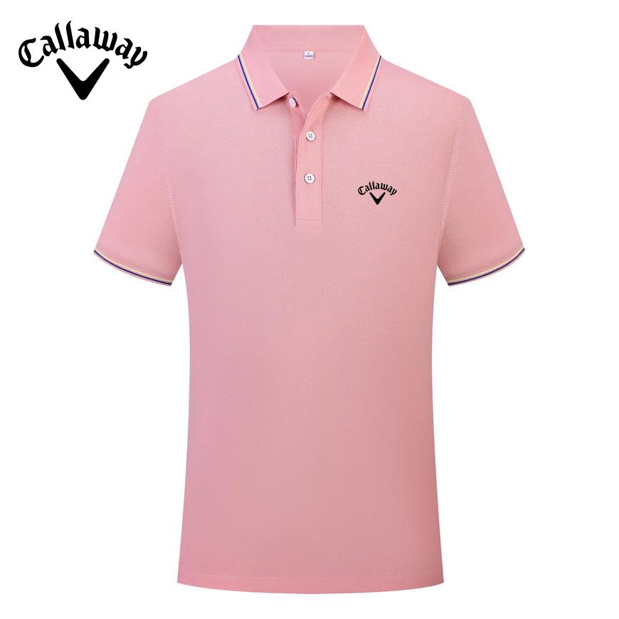 Callaway 2025 Весна/Лето Вышивка Городской Спортивный Хлопковый Поло Рубашка для Мужчин и Женщин Быстросохнущая Пот Впитывающая Рубашка Поло
