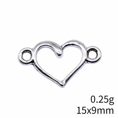 Новые поступления Аксессуары для ювелирных изделий Персиковый разъем в форме сердца Аксессуары Части Украшения и аксессуары для дома и сада