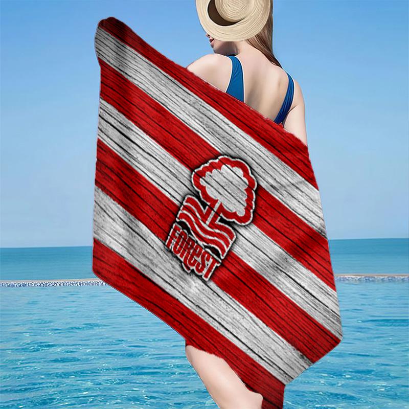 1PC Forest Club Emblem Beach Towel - Soft,  Absorbent Microfiber, Lightweight, Ideal for The Beach, Parties, Travel, Camping fan gifts
