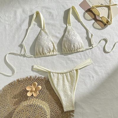 JYL-BK185 Трехточечный бикини на шнуровке, Соблазнительный купальник для горячих источников