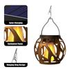 Solar Lantern Solar Hangable Lanterns Outdoor Waterproof 4x Light Backyard Patio Garden Fence Tree Decoration For Balcony Porch