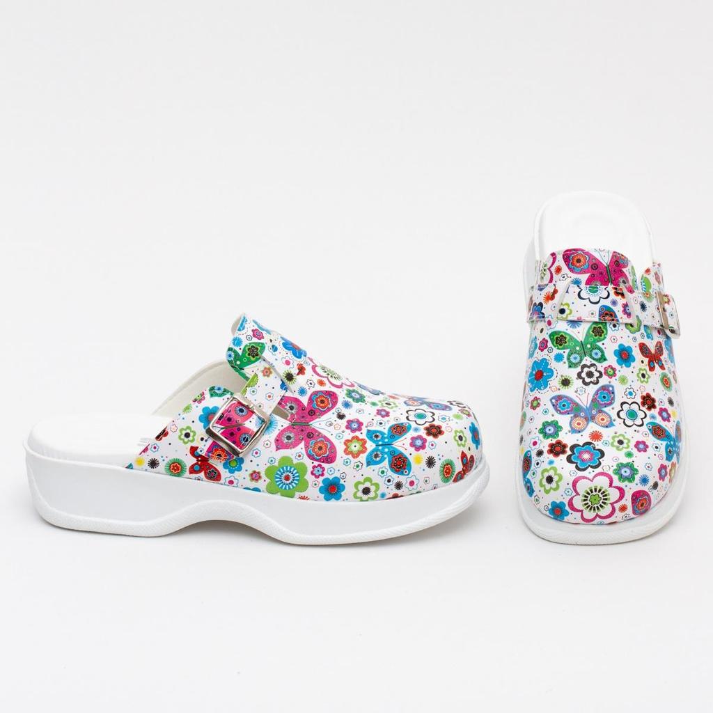 Ортопедические женские медицинские сабо — противоскользящие, удобные