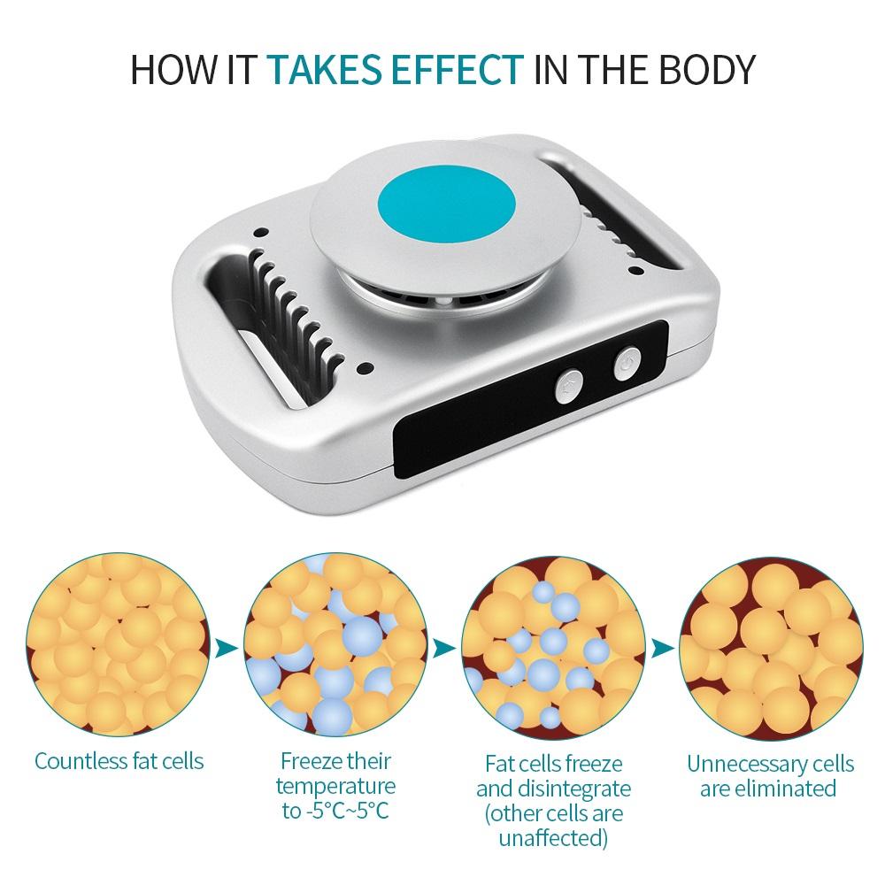 Fat Lose Freezing Machine -5℃ Cold Compress Belly Fat Remover Cryotherapy Abdominal Anti-Cellulite Body Slimming Machine