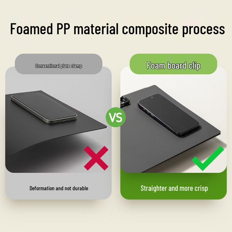 Deli PE126 Папка-скоросшиватель A4 с двойным зажимом, держатель для документов
