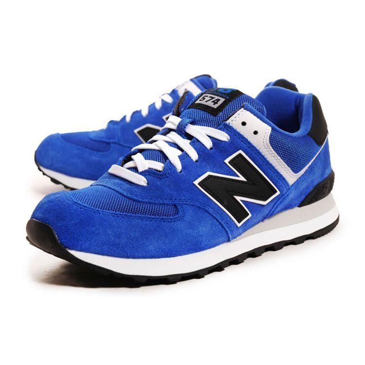 New Balance 574 Classic Unisex Sneakers Blue Black ML574VBK