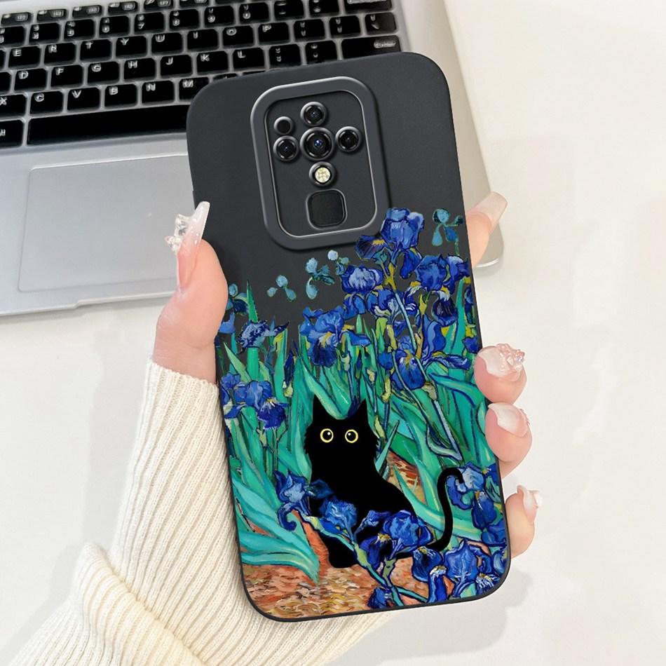 For Tecno Camon 16 Pro Case Camon16 16Pro CE7 CE7j CE9h Elegant Printing Soft Silicone Camera Protective Shockproof Phone Cases