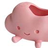 Cloud Shaped Storage Holder, Cute Smiling Face Decor, Multi-Functional Organizer for Pen Succulents & Makeup Brush, Compact Ornament for Desktop Decor