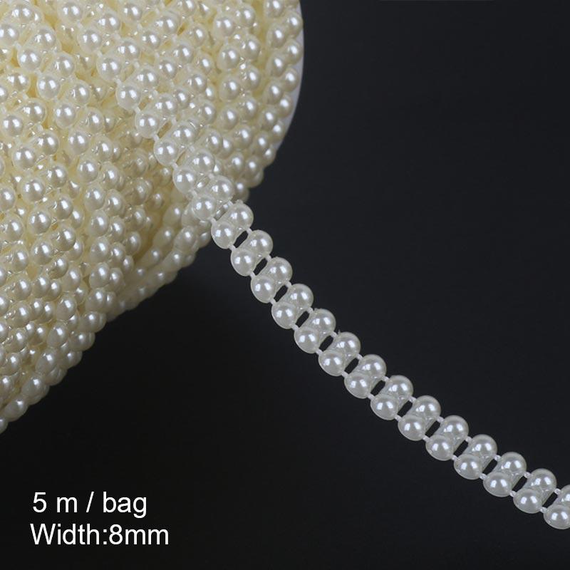 2-10 м/пакет, многоразмерные бусины из АБС-пластика, имитация жемчуга, цепочка, сделай сам, украшение для свадебной вечеринки, ювелирная фурнитура, аксессуары для рукоделия