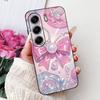Чехол для телефона Tecno Camon 40 Pro 5G CM7 Camon40 40Pro Роскошный Бабочка Цветок Девичий 2D Печатный Корпус Мягкая Матовая ТПУ Задняя Крышка