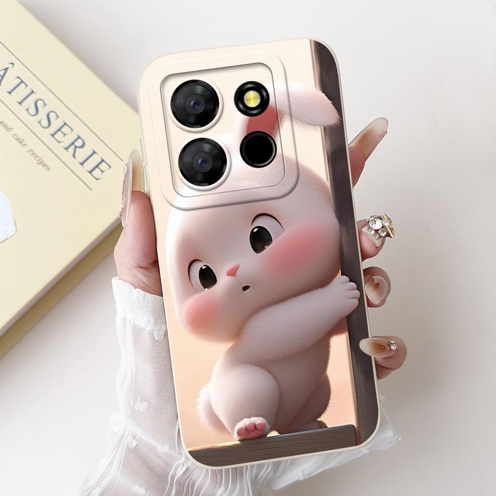 For ITEL A60s A662LM Case For ITEL A60 Cover Silicone Luxury Fashion Flowers Kawaii Girl Cute Shockproof Phone Case Bumper