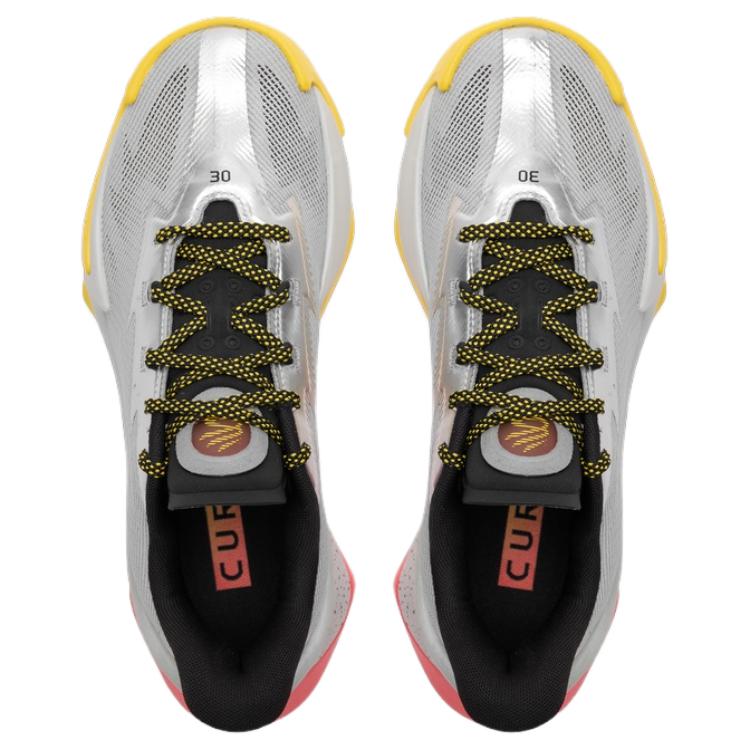 Under Armour Серия Curry 7 Универсальные Удобные Баскетбольные Кроссовки Унисекс Серебристый 3027983-099