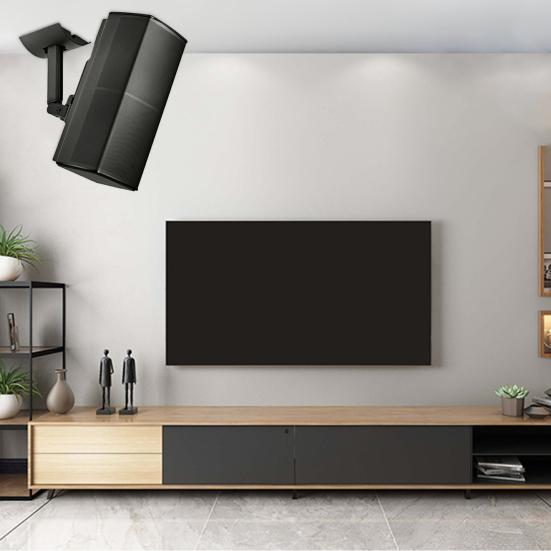 Настенный кронштейн Металлическая опора для динамиков Прочная регулируемая монтажная стойка для Bose AM6/AM10/AM15/