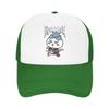 Chiikawas Hachiware Rock Band Member Trucker Hats Adult Fashion  Dad Hat Sun Hat Racing Cap Adjustable Mesh Baseball Cap Summer