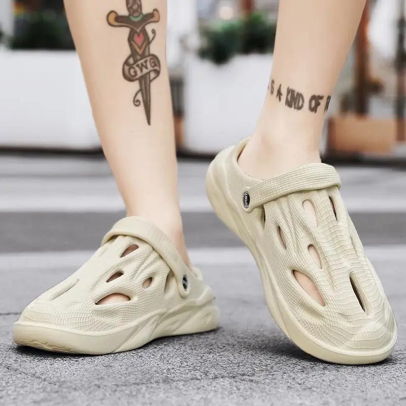 Fashion Beach Shoes for Men with Platform Height Daily Use Luxury H Designer Big Size Descount Outdoor In Welcome Deal Eva Man Sandals