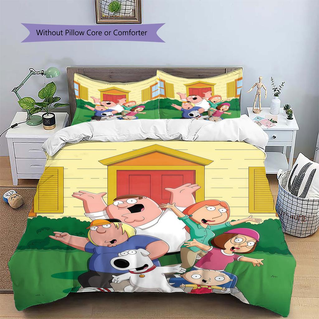 Griffin Pattern Bedding Home Decoration Birthday Gift ( 1 duvet cover + 2 pillowcase, without core),fan merchandise.