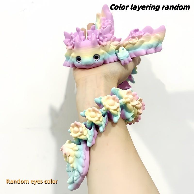 3D Print Salamander Dragon Desktop Ornament 3d Print Animals Home Office Crafts Print Characters Christmas Gift Action Figur