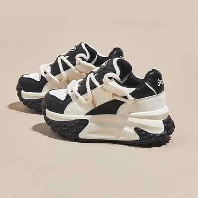 Жареные уличные папины кроссовки женские легкие весенние цветные на толстой подошве модные трендовые кроссовки мягкая подошва увеличивает рост и стройнит