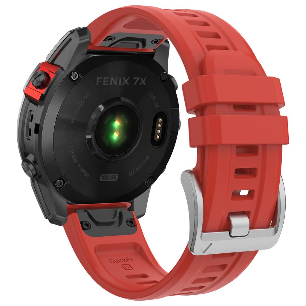 22 26mm Watchband for Garmin Fenix 7X 7 PRO Silicone Strap for Fenix 5 5X 6 6X 8 965 EPIX Enduro Tactix Quatix 47 51mm Bracelet